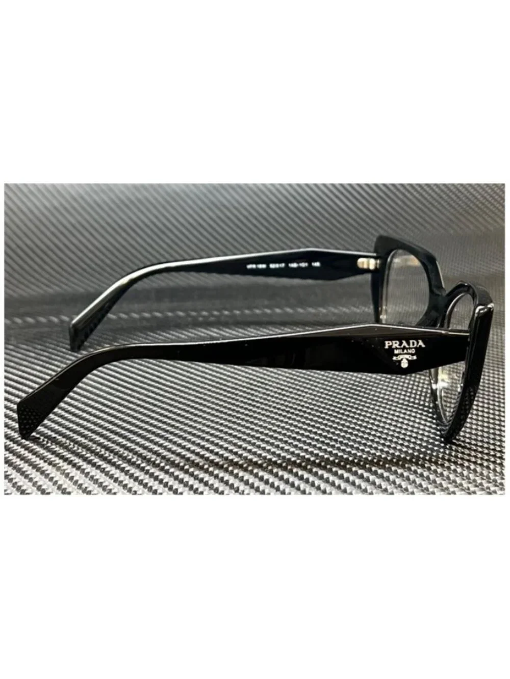 New PRADA Women  Black Eyeglasses  52- 17- 145